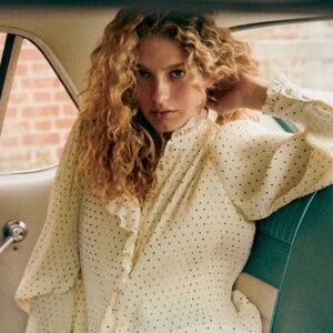 Sezane Coline Shirt Size 6